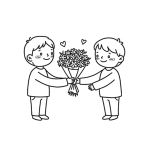 coloriage Amour à imprimer pdf gratuit