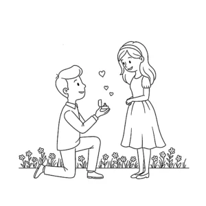 coloriage Amour à imprimer gratuit