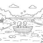 coloriage Amour pour enfant gratuit