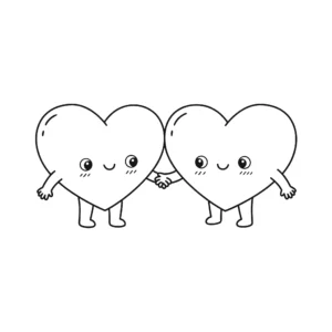 coloriage Amour pour enfant a imprimer gratuit