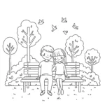 coloriage Amour pour bebe a imprimer