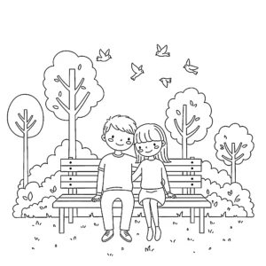 coloriage Amour pour bebe a imprimer