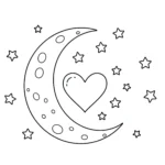 coloriage Amour pour enfant de 2 ans