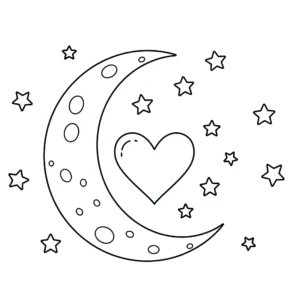coloriage Amour pour enfant de 2 ans