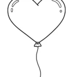 coloriage Amour à imprimer pour enfant de 3 ans