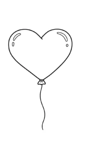 coloriage Amour à imprimer pour enfant de 3 ans