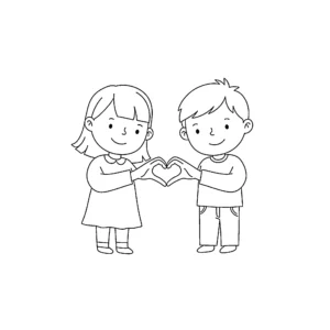 coloriage Amour à imprimer gratuitement
