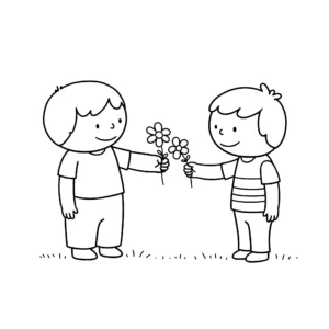 coloriage Amour pour enfant a imprimer gratuit