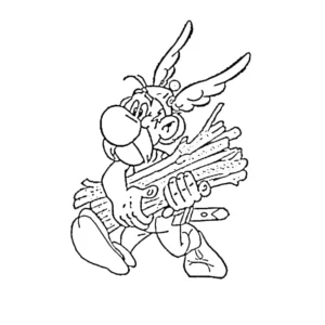 imprimer coloriage Asterix gratuit