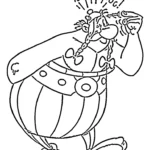 coloriage Asterix pour enfants à télécharger