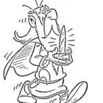 coloriage Asterix à imprimer pdf