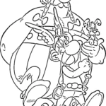 image pour coloriage Asterix enfant