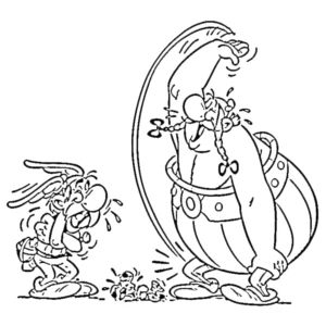 imprimer coloriage Asterix gratuit