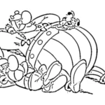 coloriage Asterix pour enfant de 10 ans