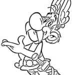 coloriage Asterix pour enfant de 10 ans