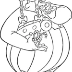 image de coloriage Asterix pour enfant