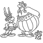 coloriage Asterix a imprimer