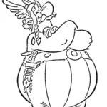 imprimer coloriage Asterix gratuit