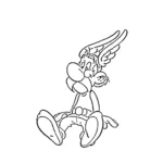coloriage Asterix à imprimer gratuit
