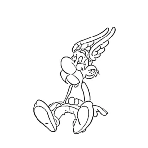 coloriage Asterix à imprimer gratuit