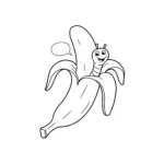 image pour coloriage Banane enfant