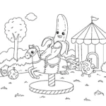 imprimer coloriage Banane