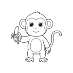 coloriage Banane pour enfant de 10 ans