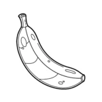 coloriage Banane a telecharger