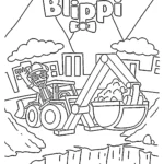 imprimer coloriage Blippi