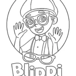 coloriage Blippi a dessiner et imprimer