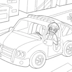 coloriage Blippi pour enfant de 2 ans