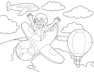 coloriage Blippi pour primaire