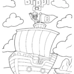 coloriage Blippi à imprimer gratuitement pdf
