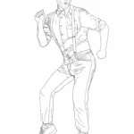 coloriage Blippi a colorier en ligne gratuitement