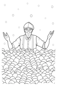 coloriage Blippi a imprimer
