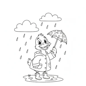 coloriage Canard a imprimer