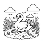 coloriage Canard pour enfants