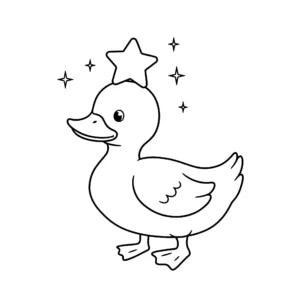 coloriage Canard d