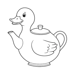 coloriage Canard a dessiner en ligne