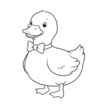 coloriage Canard a imprimer gratuitement