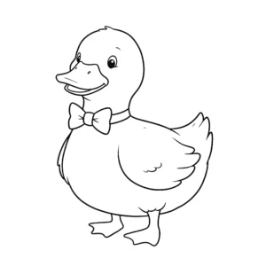 coloriage Canard a imprimer gratuitement