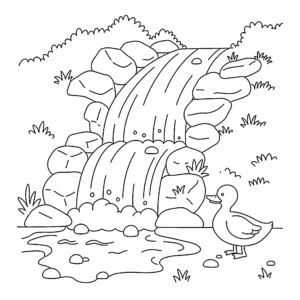 coloriage Canard à imprimer pour enfants