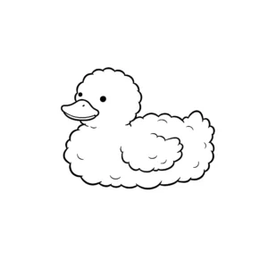 coloriage Canard pour enfants à imprimer