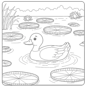 coloriage Canard a dessiner et imprimer