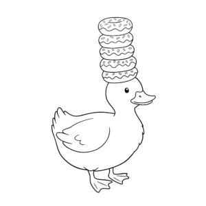 imprimer coloriage Canard