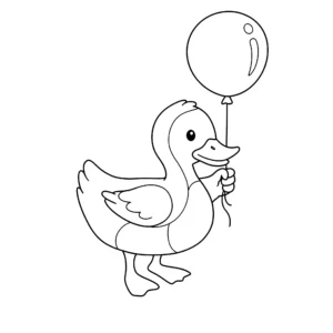 coloriage Canard pour enfant gratuit