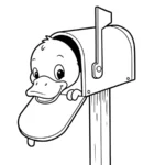 coloriage Canard gratuit en ligne