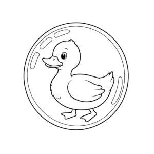 coloriage Canard à imprimer pdf gratuit