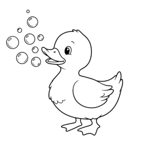coloriage Canard a imprimer gratuit