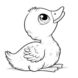coloriage Canard à imprimer pdf